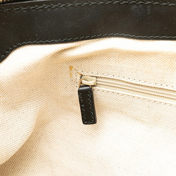 Gucci Diamante Sukey Handbag Beige Tan Black Canvas Leather - Picture 9 of 9